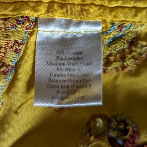 Paisley Yellow Women's Jacket - Picture 12 of 14